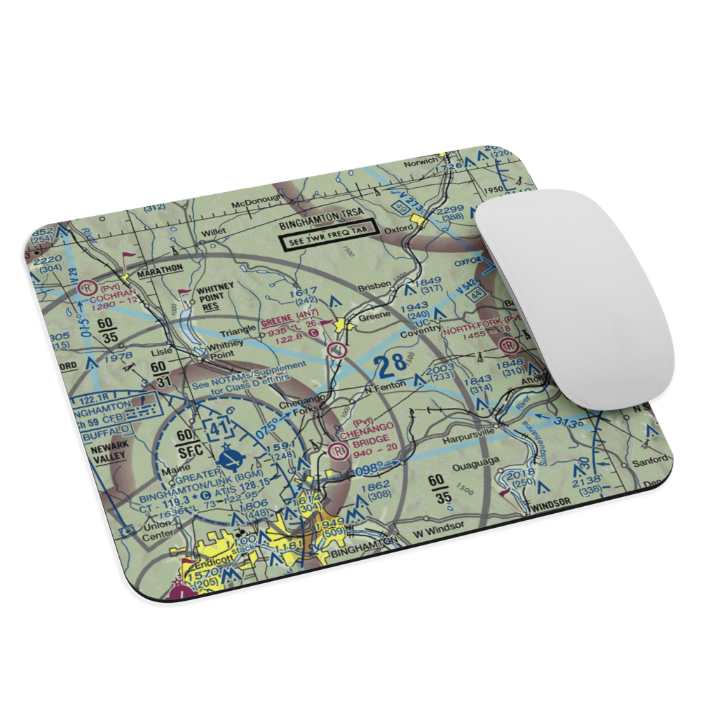 Greene Airport (4N7) VFR Sectional Mouse Pad 