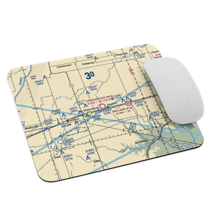 Greensburg Municipal Airport (9KS) VFR Sectional Mouse Pad