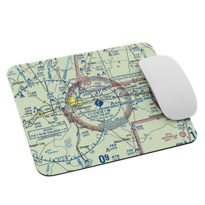 Greenwood–Leflore Airport (GWO) VFR Sectional Mouse Pad