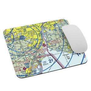 Grosse Ile Municipal Airport (ONZ) VFR Sectional Mouse Pad