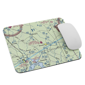 Groveton Trinity County Airport (33R) VFR Sectional Mouse Pad