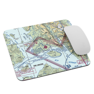 Gustavus Airport (GST) VFR Sectional Mouse Pad