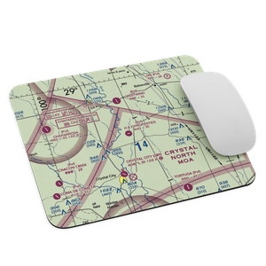 H & F Properties Airport (8TE4) VFR Sectional Mouse Pad
