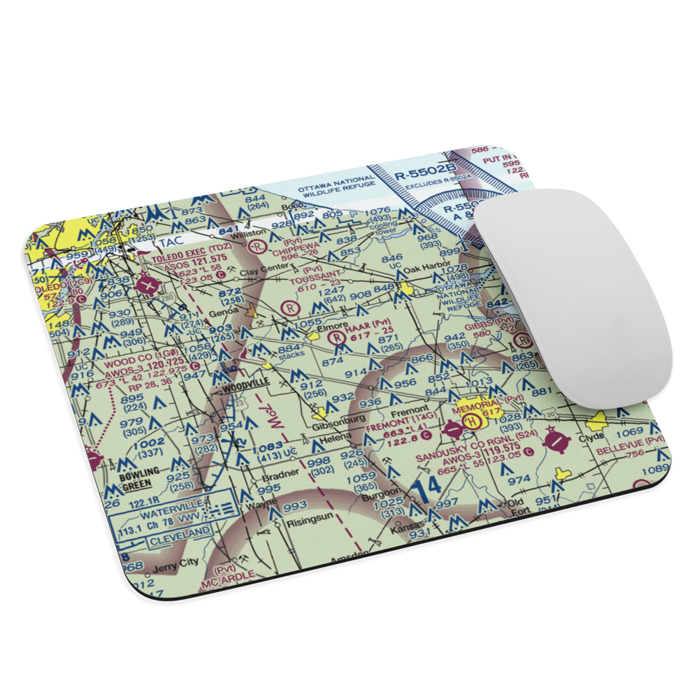 Haar Airport (9OH1) VFR Sectional Mouse Pad 