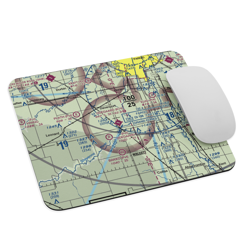 Hamry Field (K74) VFR Sectional Mouse Pad 