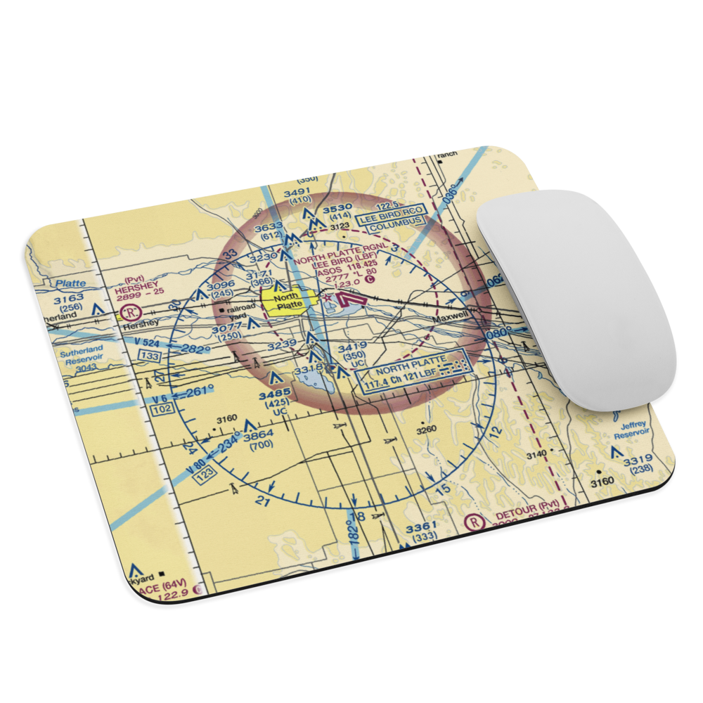 Harden Airstrip (49NE) VFR Sectional Mouse Pad 