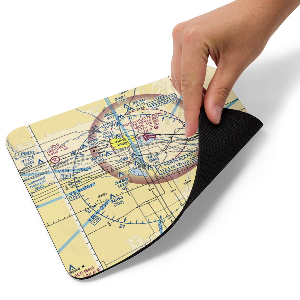 Harden Airstrip (49NE) VFR Sectional Mouse Pad 