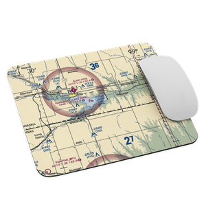 Harlan County Lake Seaplane Base (H63) VFR Sectional Mouse Pad