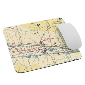 Harlem Airport (48S) VFR Sectional Mouse Pad