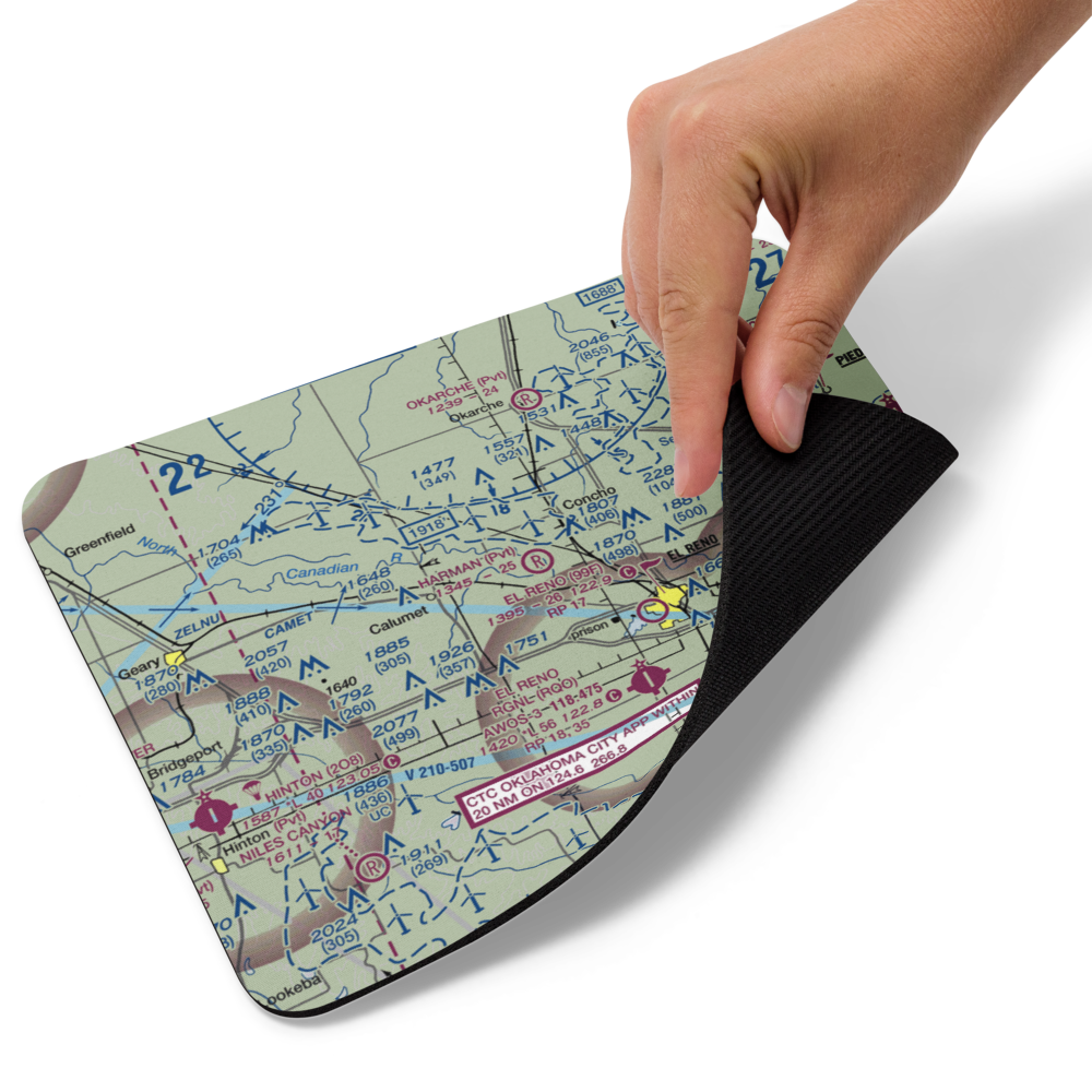Harman Airport (47OK) VFR Sectional Mouse Pad 