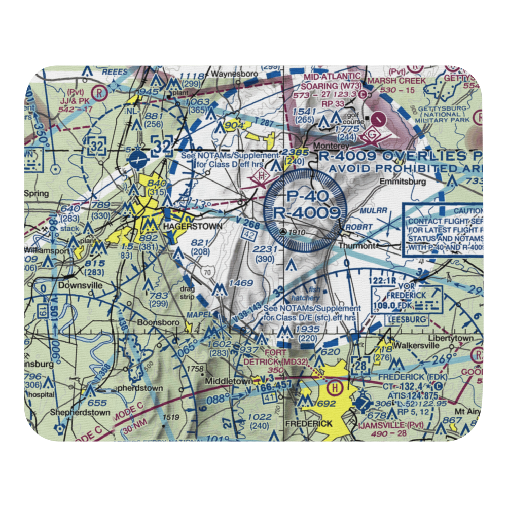 Harp Airport (6MD3) VFR Sectional Mouse Pad 