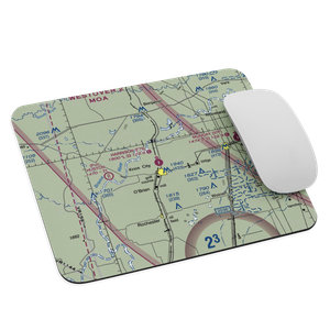 Harrison Field of Knox City Airport (F75) VFR Sectional Mouse Pad