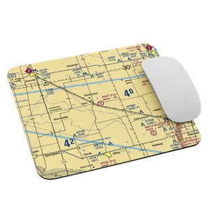 Hart Aerial Airport (1TX8) VFR Sectional Mouse Pad