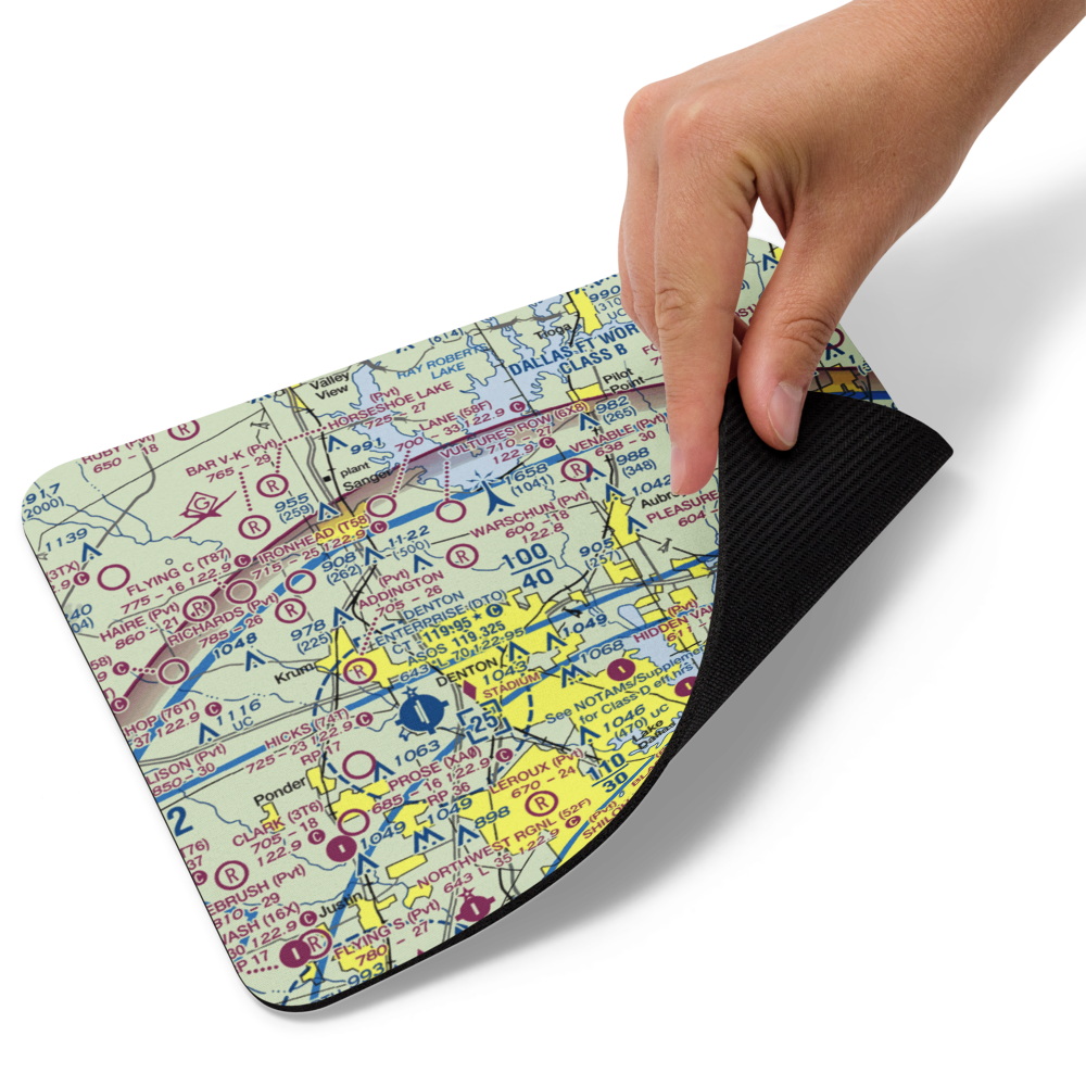 Hartlee Field (3XS0) VFR Sectional Mouse Pad 