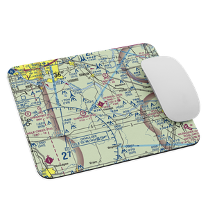 Haskell Airport (2K9) VFR Sectional Mouse Pad