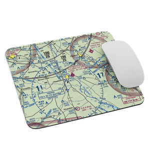 Hawkinsville Pulaski County Airport (51A) VFR Sectional Mouse Pad