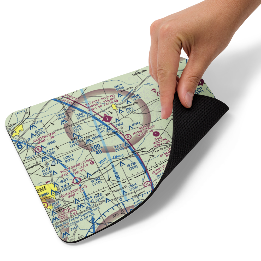 Hawks Nest Airport (4TN3) VFR Sectional Mouse Pad 