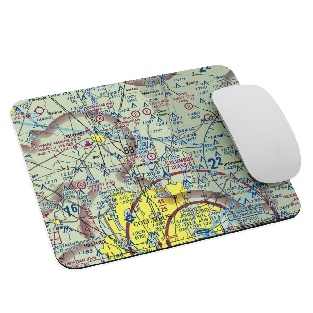 Head Field (OH44) VFR Sectional Mouse Pad 