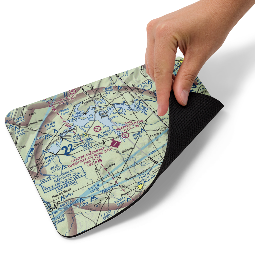Headquarters Airport (AL27) VFR Sectional Mouse Pad 