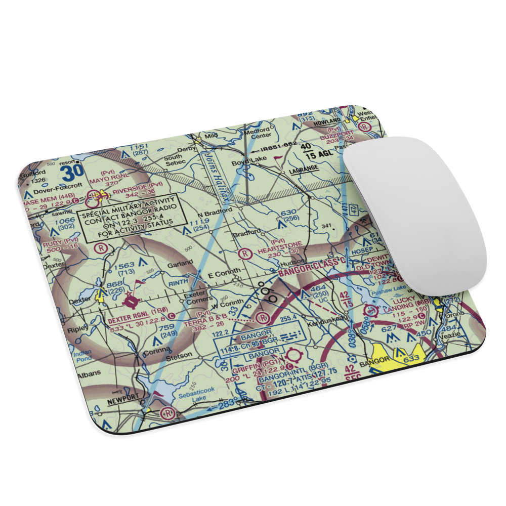 Heartstone Farm Airport (2ME3) VFR Sectional Mouse Pad 