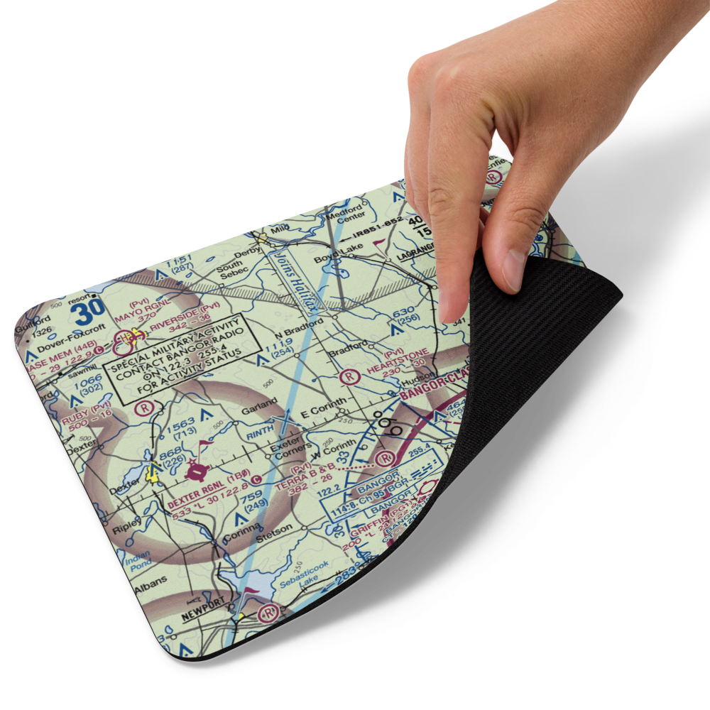 Heartstone Farm Airport (2ME3) VFR Sectional Mouse Pad 