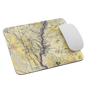 Heath Canyon Airport (1XS7) VFR Sectional Mouse Pad