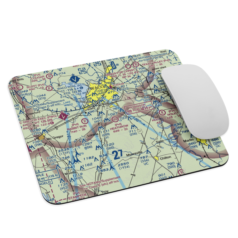 Heathrow Airport (TE17) VFR Sectional Mouse Pad 