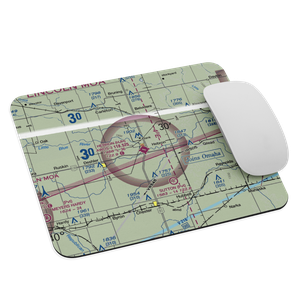 Hebron Municipal Airport (HJH) VFR Sectional Mouse Pad