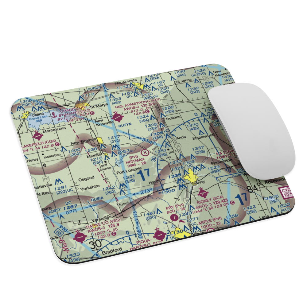 Heitman Field (OA11) VFR Sectional Mouse Pad 
