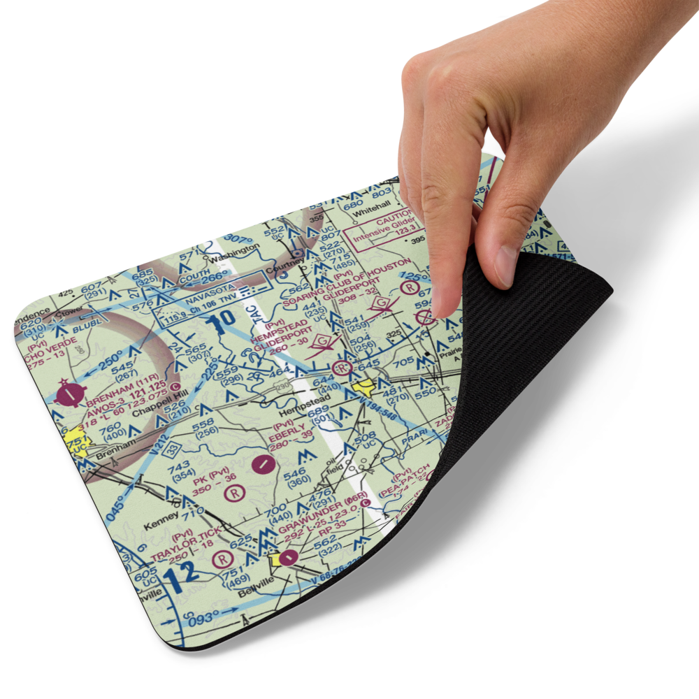 Hempstead Gliderport (35TS) VFR Sectional Mouse Pad 
