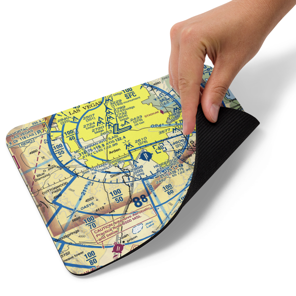 Henderson Executive Airport (HND) VFR Sectional Mouse Pad 