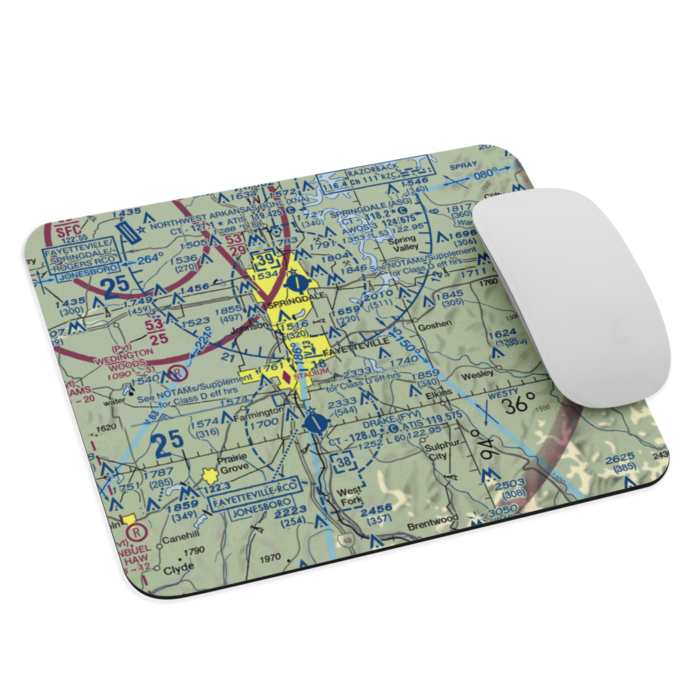 Henson Farm Airport (AR35) VFR Sectional Mouse Pad 