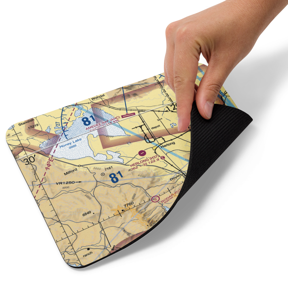 Herlong Airport (H37) VFR Sectional Mouse Pad 
