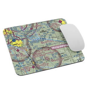 Hickory Hills Airport (10OK) VFR Sectional Mouse Pad