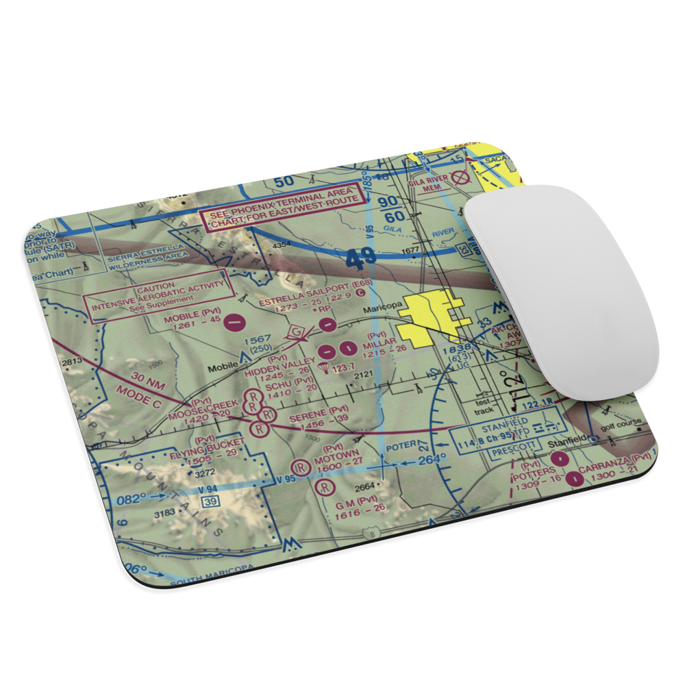 Hidden Valley Airport (AZ43) VFR Sectional Mouse Pad 