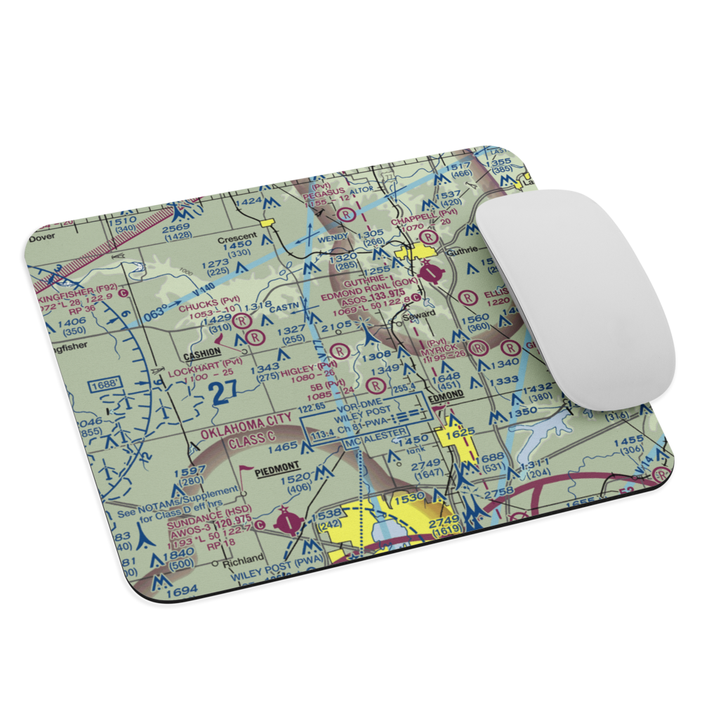Higley Field (55OL) VFR Sectional Mouse Pad 