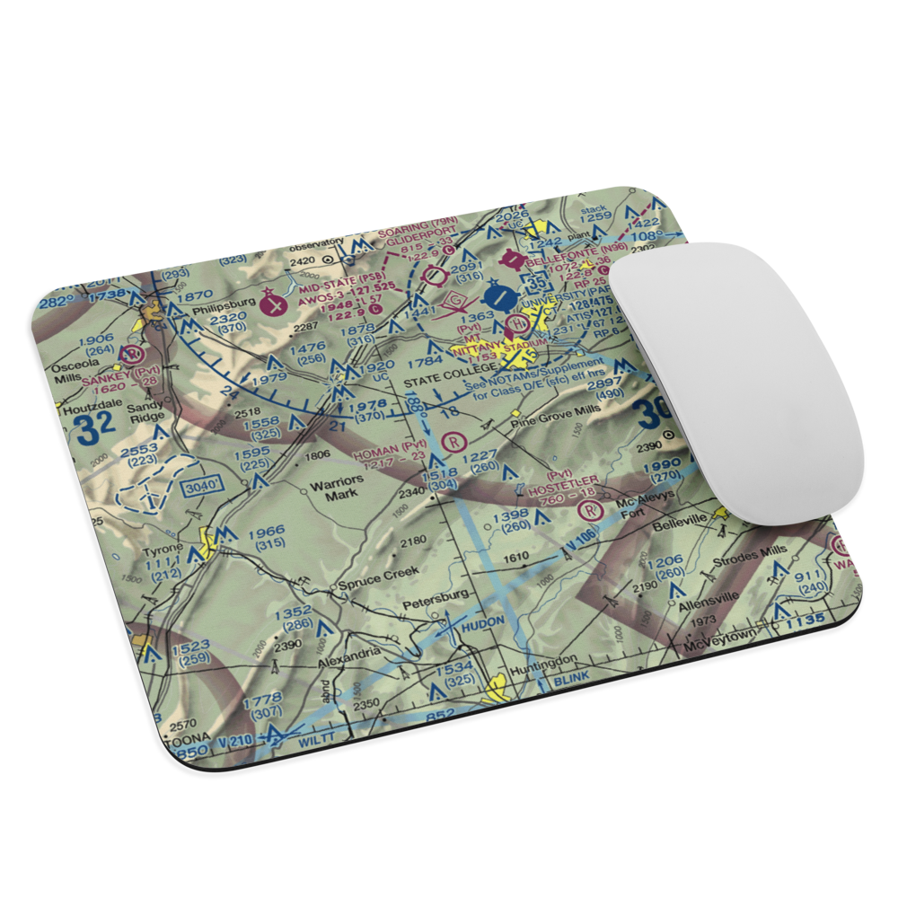 Homan Airport (47PA) VFR Sectional Mouse Pad 