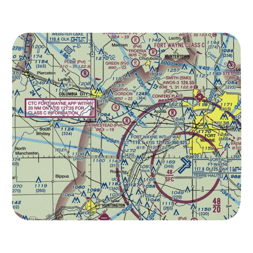 Homestead Airport (29IN) VFR Sectional Mouse Pad 