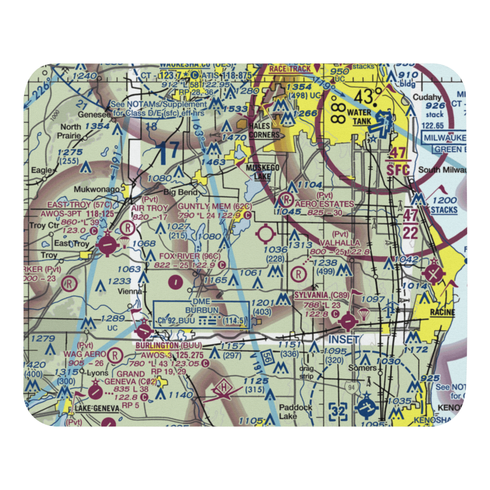 Horner Farms Airport (WI03) VFR Sectional Mouse Pad 