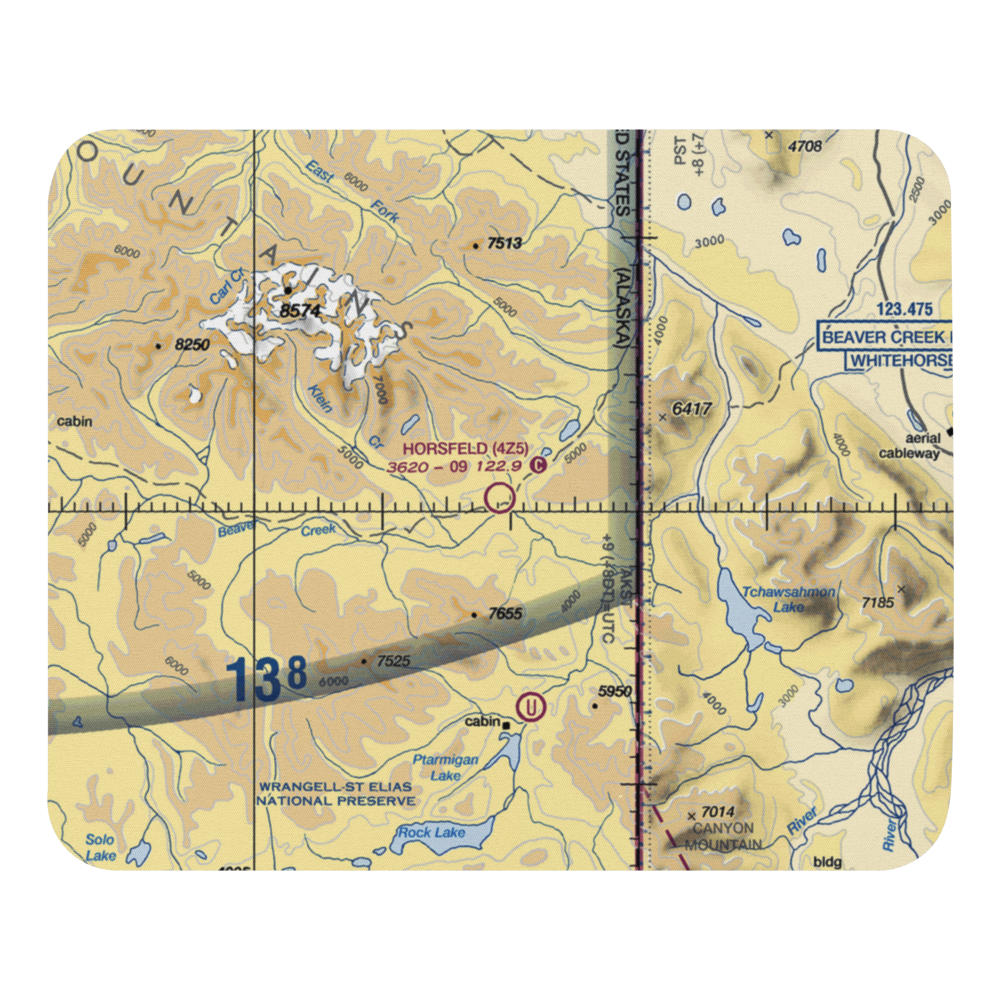 Horsfeld Airport (4Z5) VFR Sectional Mouse Pad 