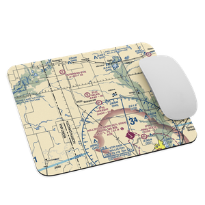 Hought Airstrip (NA18) VFR Sectional Mouse Pad