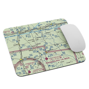 Hound Run Airport (40X) VFR Sectional Mouse Pad