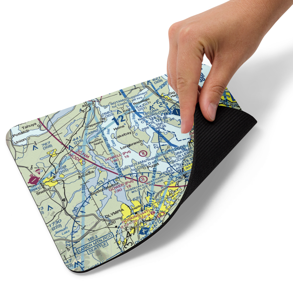 Howell Airport (00WA) VFR Sectional Mouse Pad 