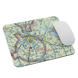 Hubbard Airport (25TX) VFR Sectional Mouse Pad