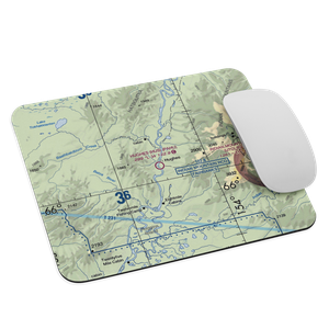 Hughes Airport (HUS) VFR Sectional Mouse Pad