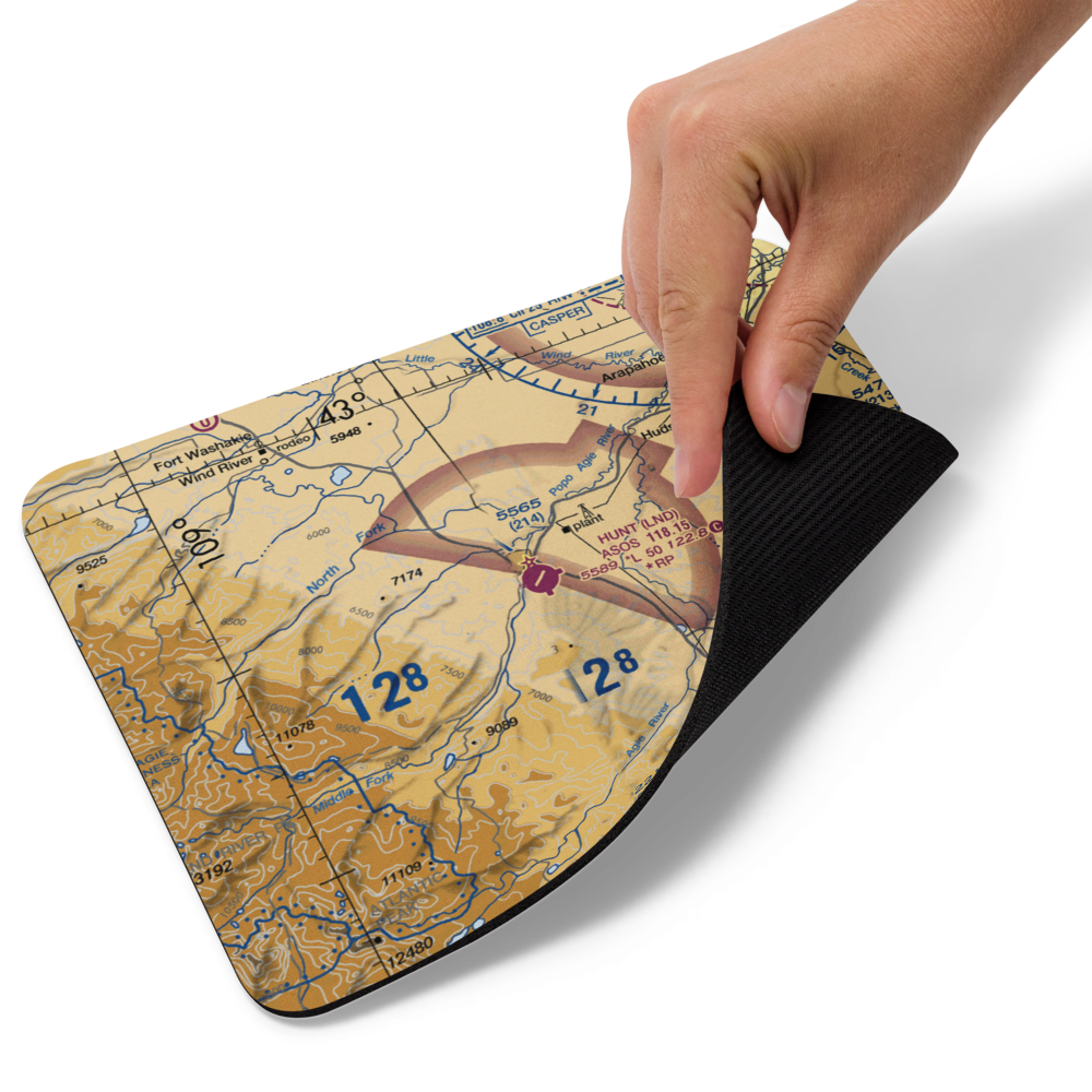 Hunt Field (LND) VFR Sectional Mouse Pad 