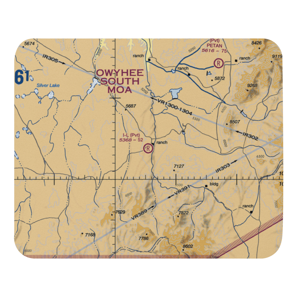 I-L Ranch Airport (NV12) VFR Sectional Mouse Pad 