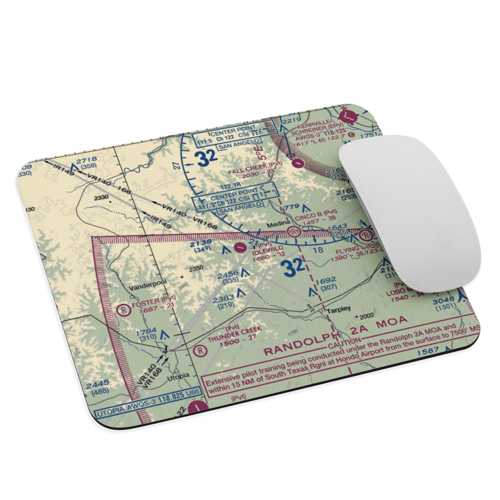 Idlewild Airport (XS11) VFR Sectional Mouse Pad 