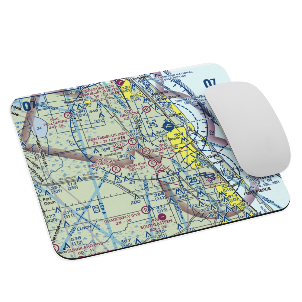 Indian River Aerodrome (FL74) VFR Sectional Mouse Pad 