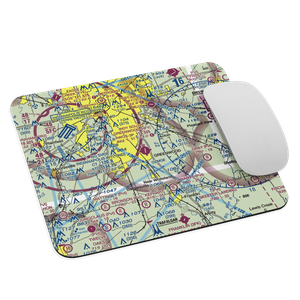 Indy South Greenwood Airport (HFY) VFR Sectional Mouse Pad